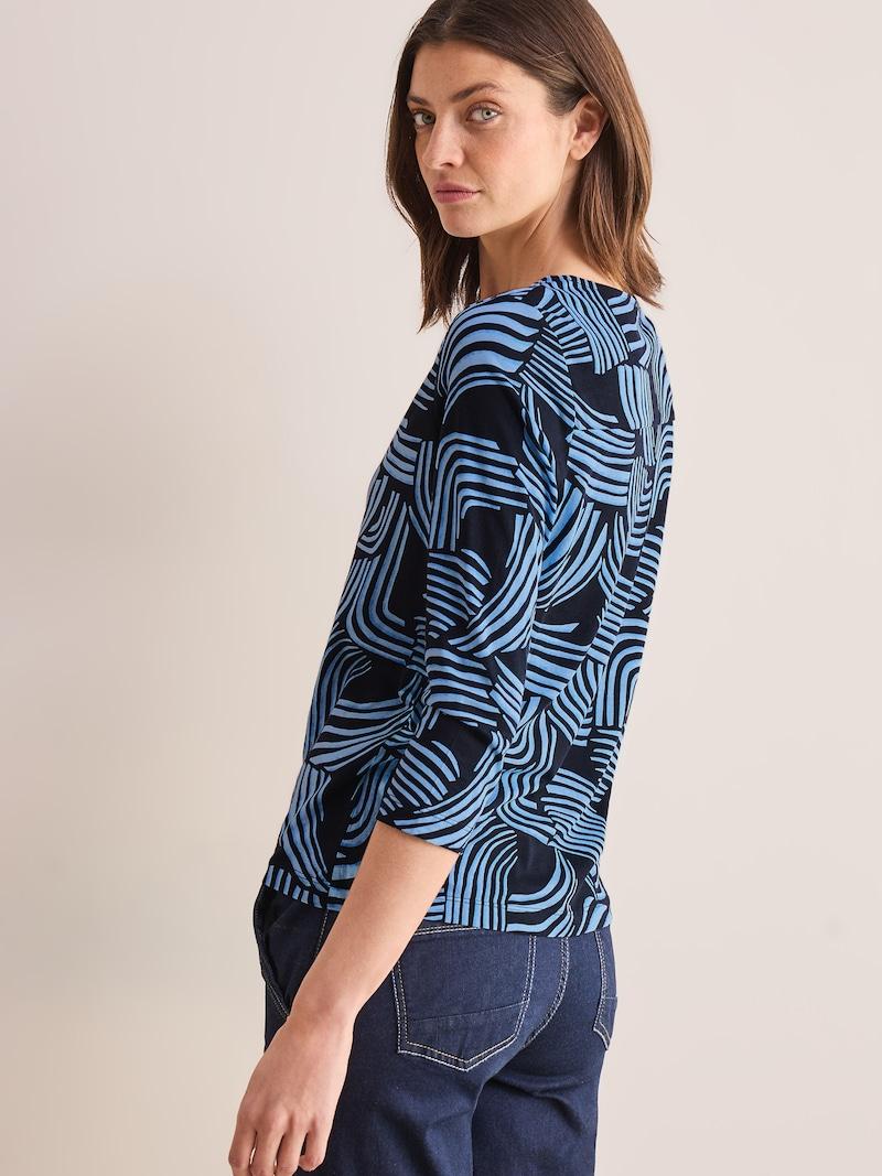 Sinned X About You Camiseta CECIL En Azul Claro Azul Oscuro