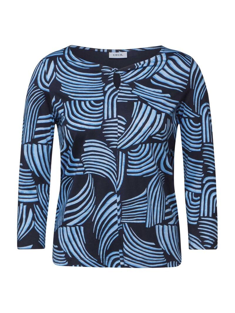 sinned x about you Camiseta CECIL en Azul Claro Azul Oscuro