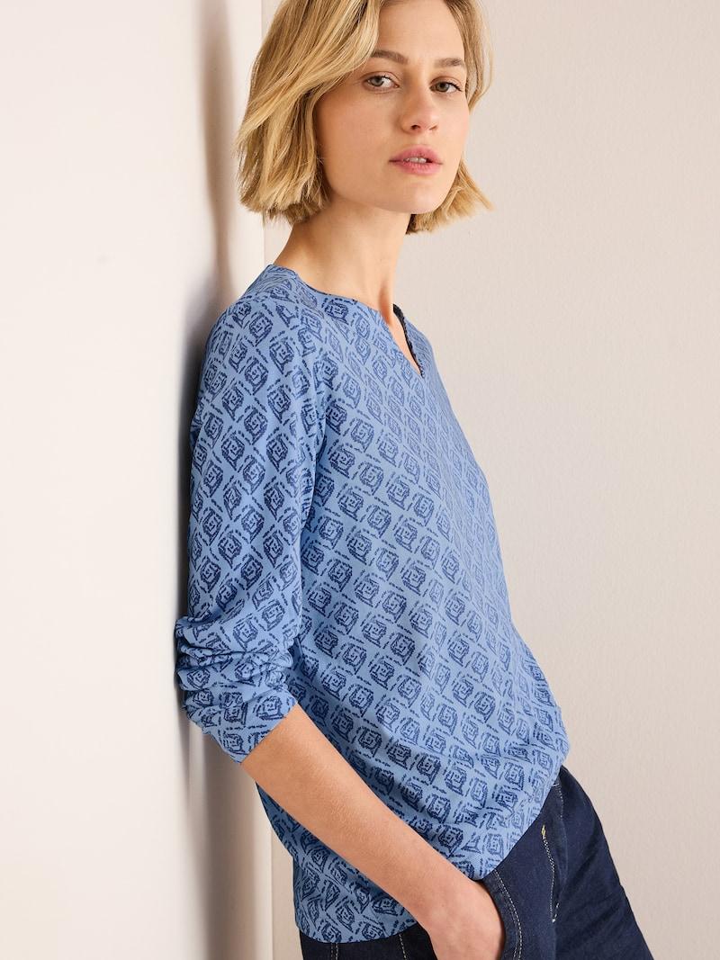 Sinned X About You Camiseta CECIL En Navy Azul Claro