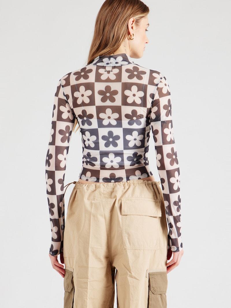 Sinned X About You Camiseta 'Dasori_B_1' HUGO En Gris Oscuro