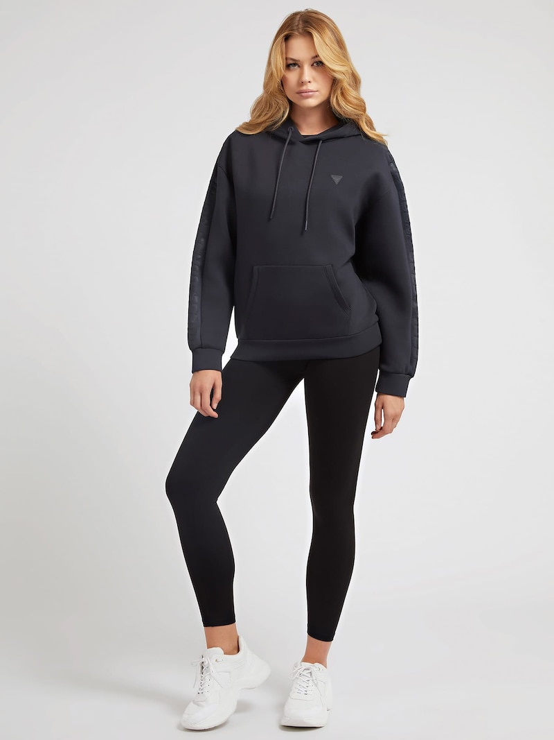 Sinned X About You Camiseta Deportiva 'Brenda' GUESS En Negro