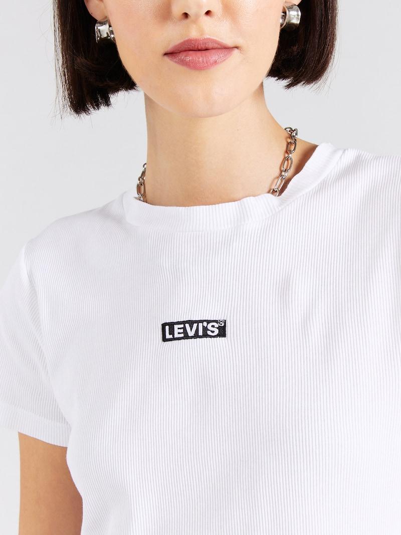 Sinned X About You Camiseta 'ESSENTIAL' LEVI'S ® En Blanco