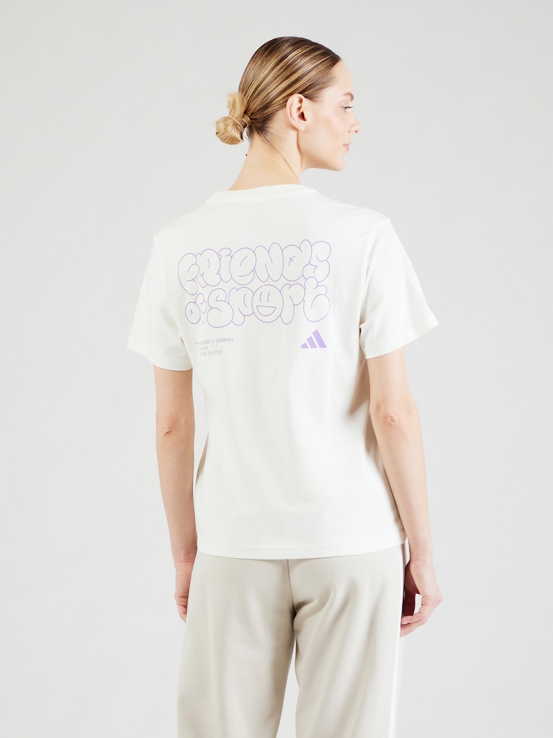 Sinned X About You Camiseta Funcional ADIDAS SPORTSWEAR En Blanco