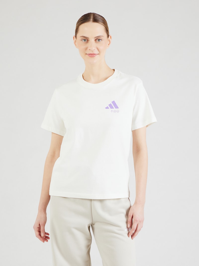 Sinned X About You Camiseta Funcional ADIDAS SPORTSWEAR En Blanco