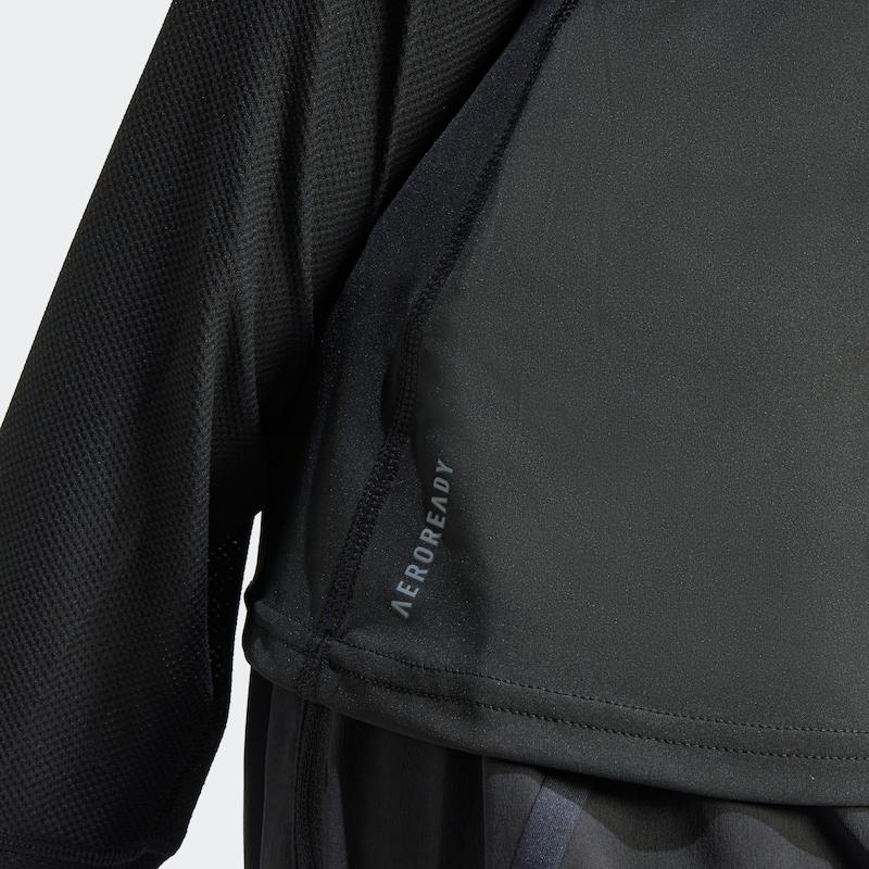 Sinned X About You Camiseta Funcional 'Adizero Essentials' ADIDAS PERFORMANCE En Negro