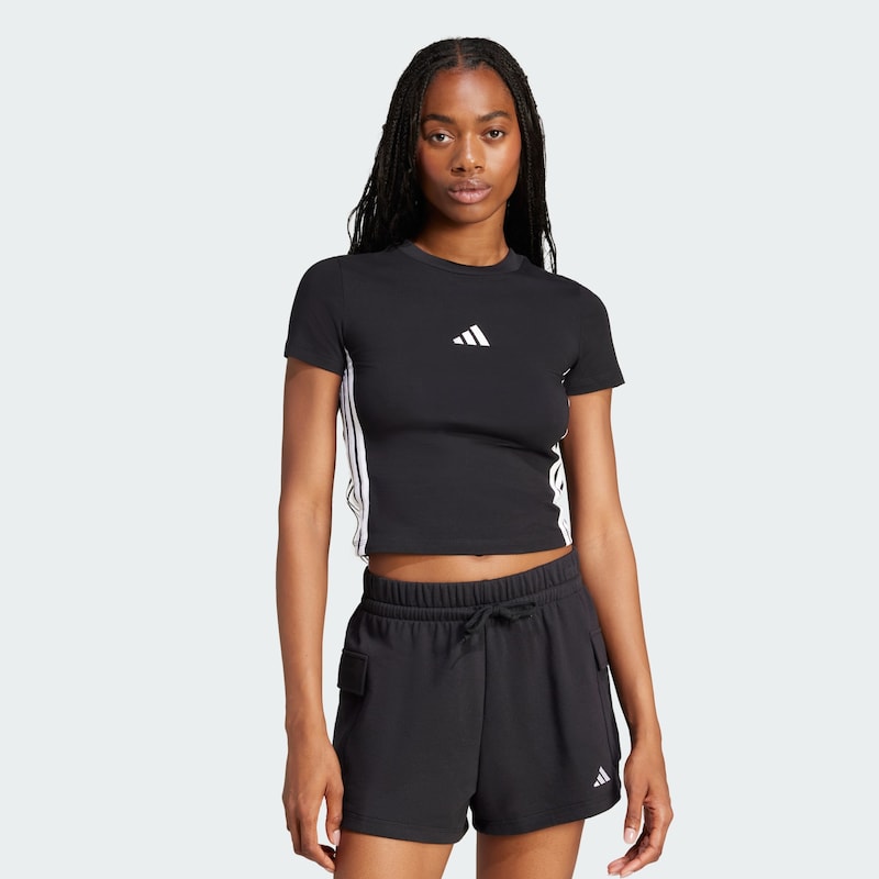 Sinned X About You Camiseta Funcional 'Essentials' ADIDAS SPORTSWEAR En Negro