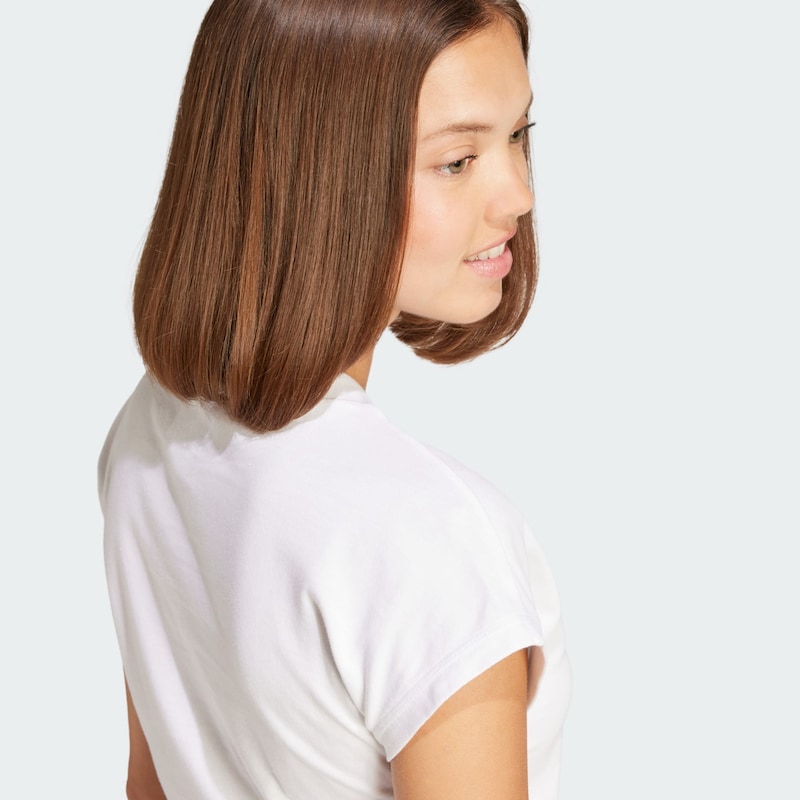 Sinned X About You Camiseta Funcional 'Essentials' ADIDAS SPORTSWEAR En Blanco