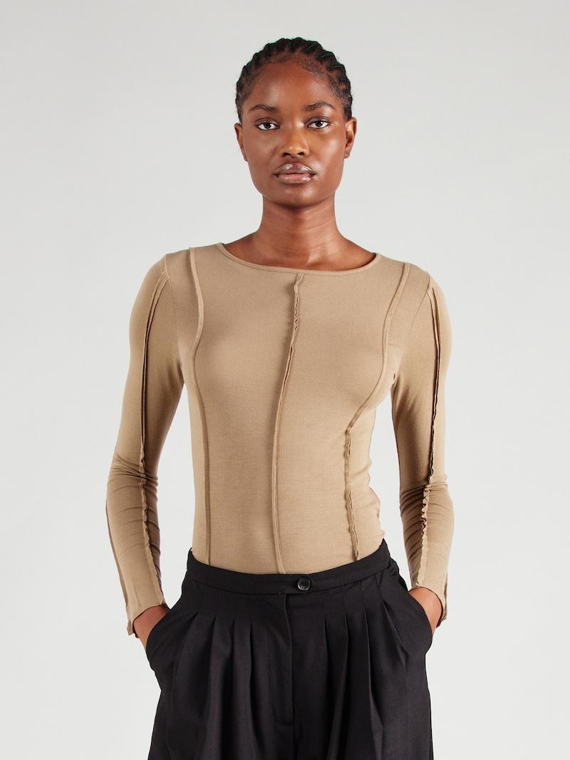 Sinned X About You Camiseta 'Halima' EDITED En Marrón