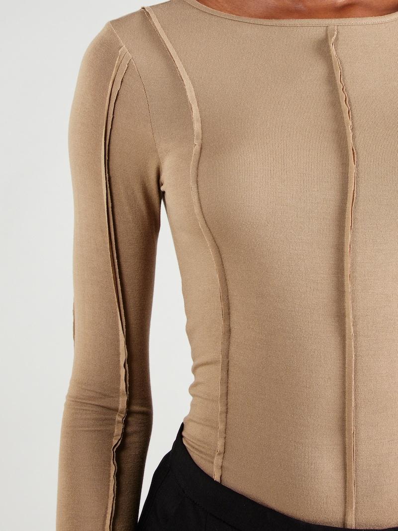 Sinned X About You Camiseta 'Halima' EDITED En Marrón