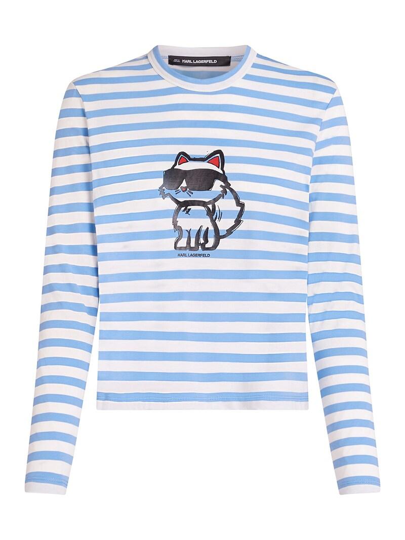 sinned x about you Camiseta Karl Lagerfeld en Azul Claro