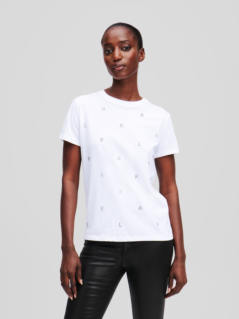 Sinned X About You Camiseta Karl Lagerfeld En Blanco