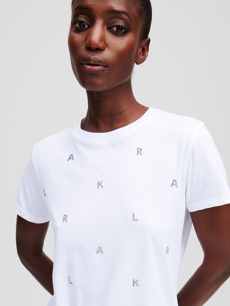 Sinned X About You Camiseta Karl Lagerfeld En Blanco