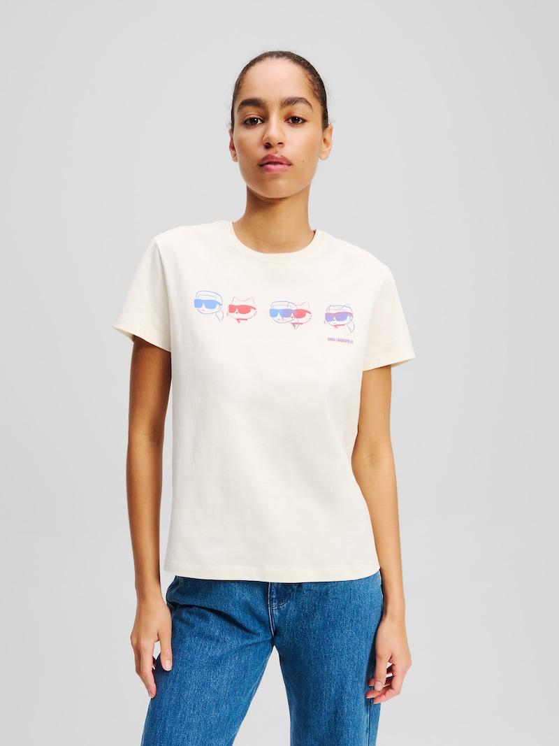 Sinned X About You Camiseta Karl Lagerfeld En Crema