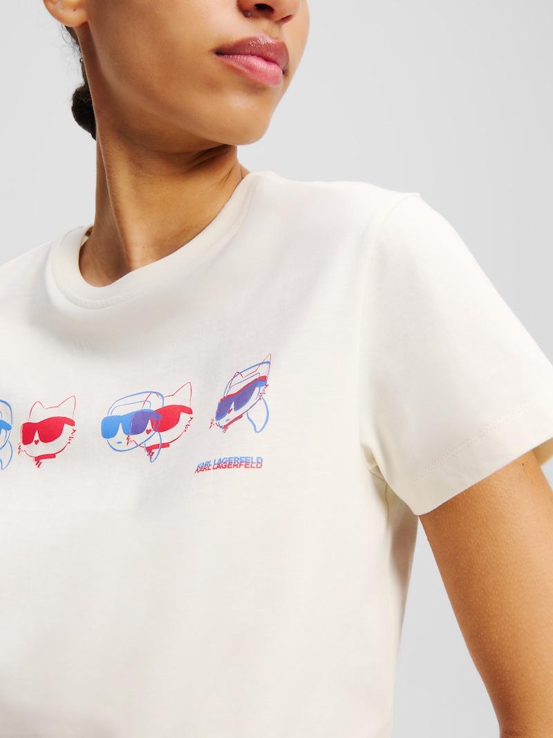 Sinned X About You Camiseta Karl Lagerfeld En Crema