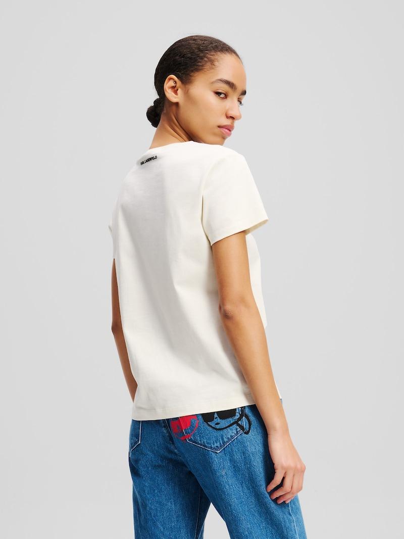 Sinned X About You Camiseta Karl Lagerfeld En Crema