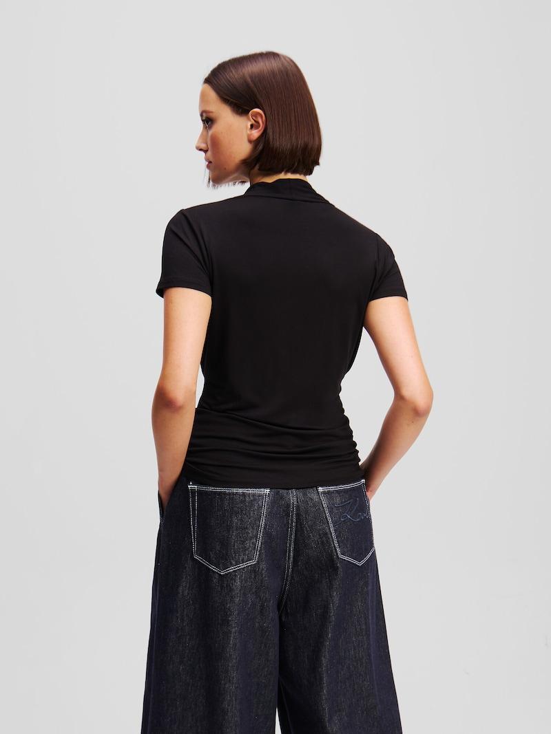 Sinned X About You Camiseta Karl Lagerfeld En Negro