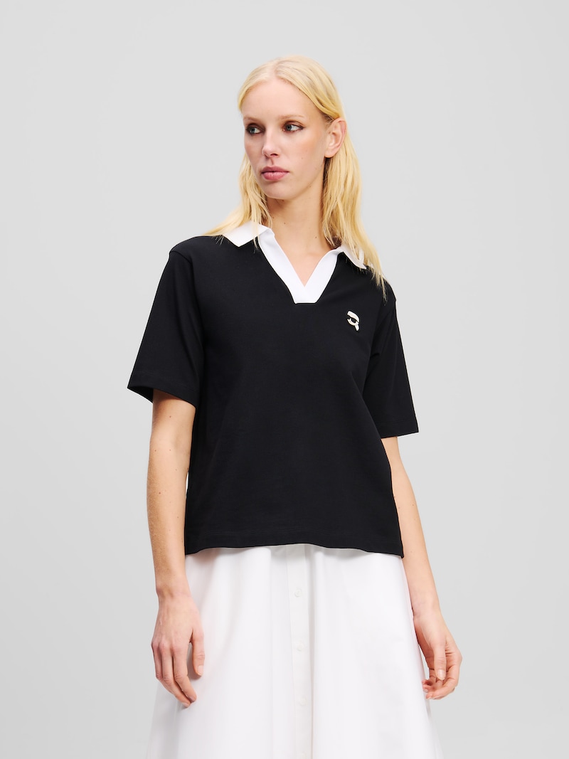 Sinned X About You Camiseta Karl Lagerfeld En Negro