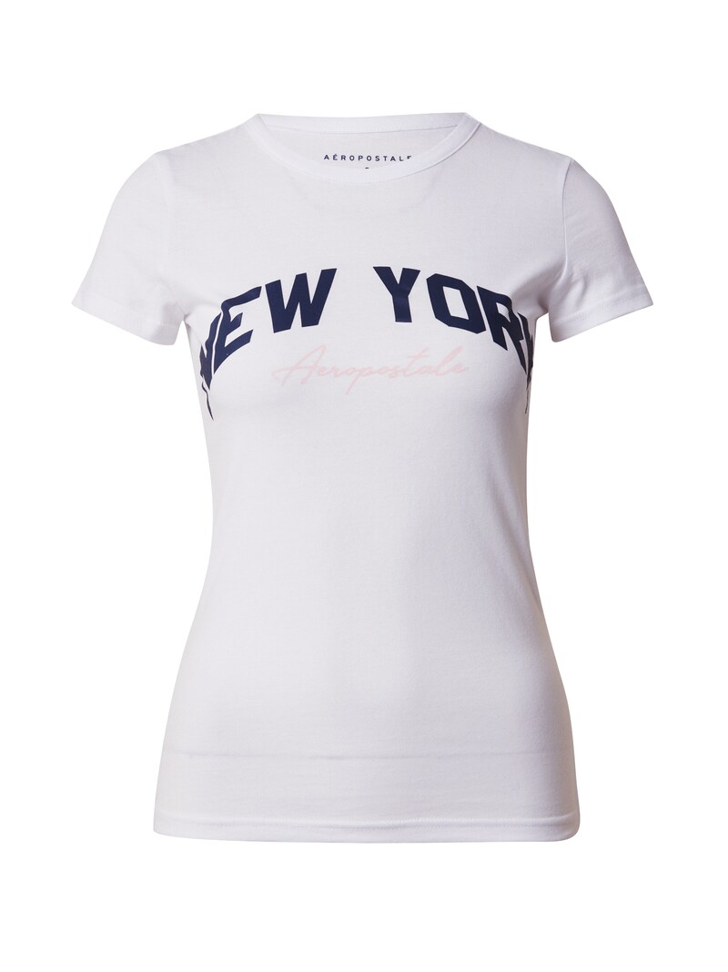sinned x about you Camiseta 'NEW YORK' AÉROPOSTALE en Blanco