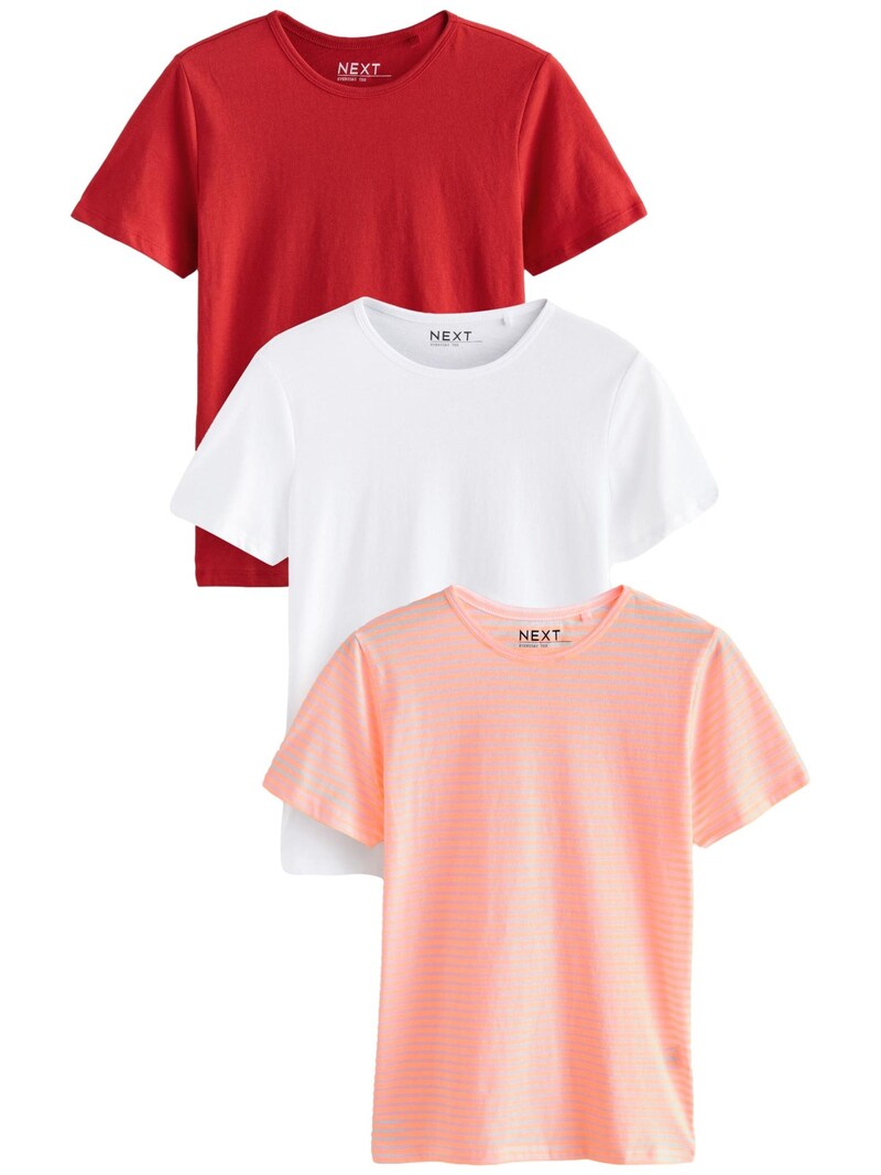 sinned x about you Camiseta Next en Coral Rojo Blanco