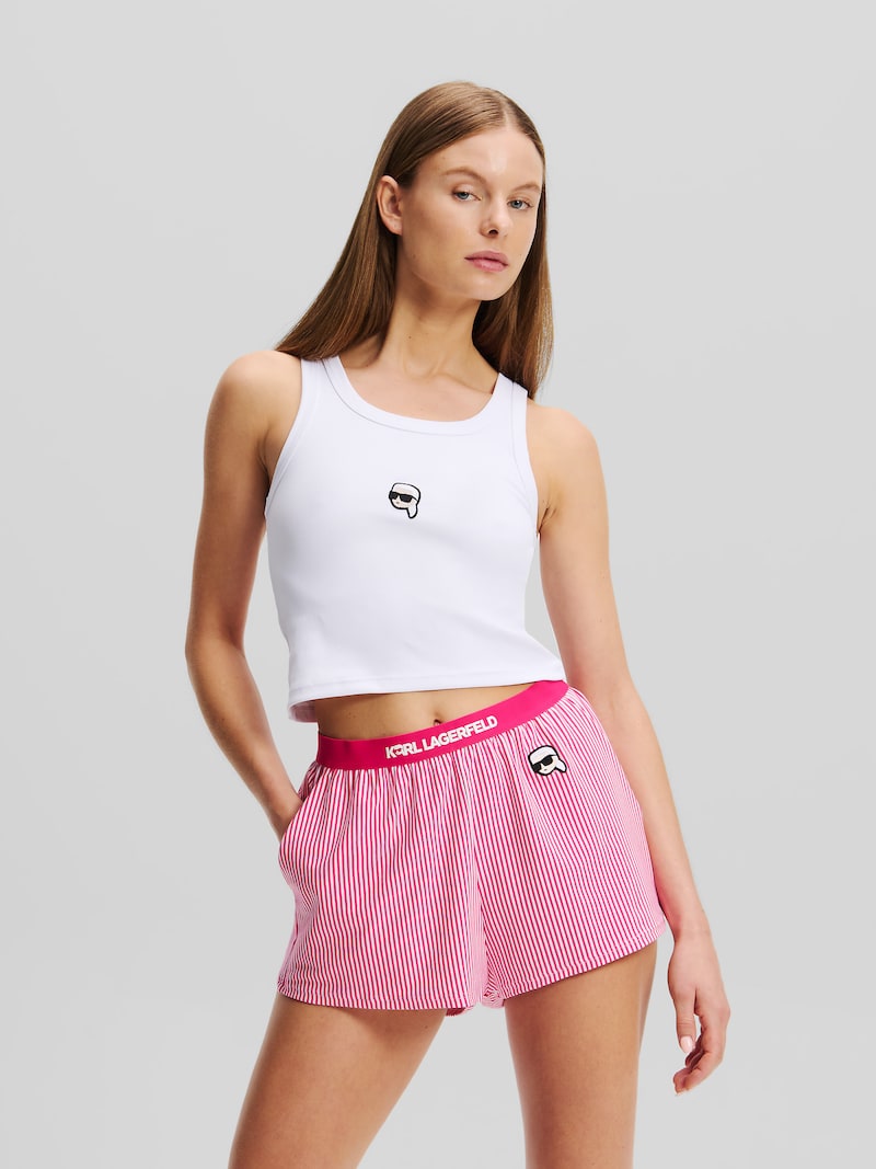 Sinned X About You Camiseta Para Dormir Karl Lagerfeld En Blanco