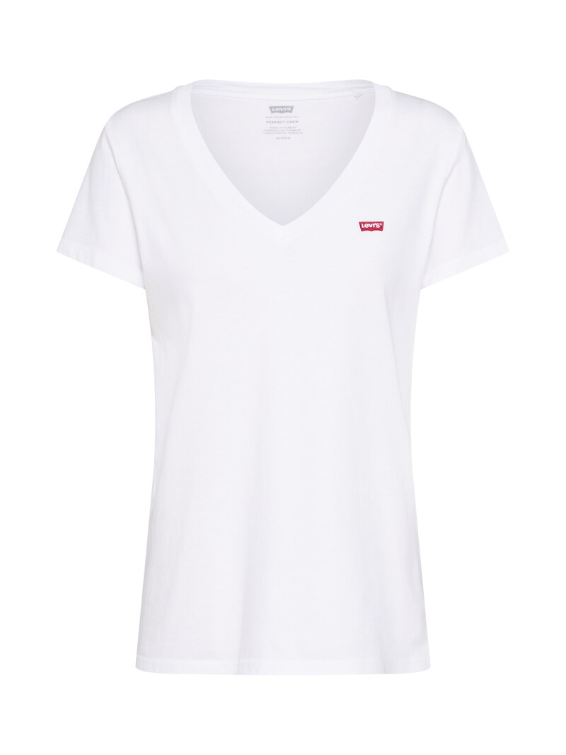 sinned x about you Camiseta 'Perfect Vneck' LEVI'S ® en Blanco