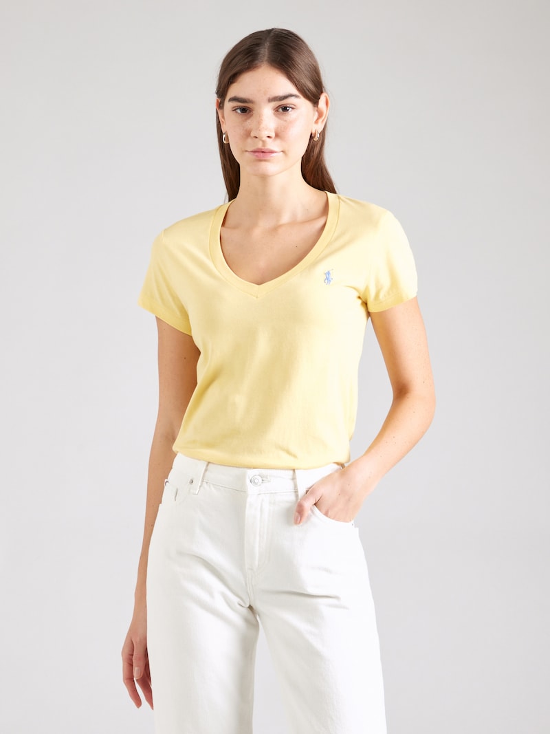 Sinned X About You Camiseta Polo Ralph Lauren En Amarillo Pastel