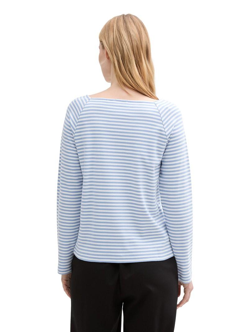 Sinned X About You Camiseta TOM TAILOR En Azul Paloma