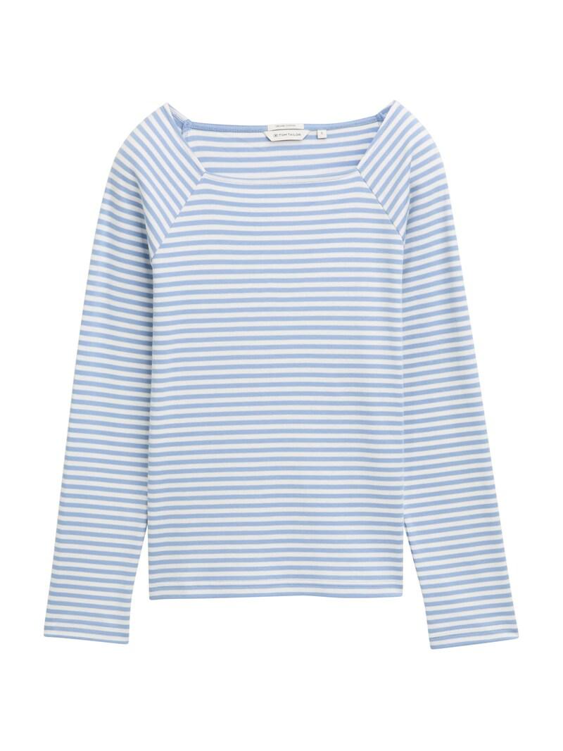 sinned x about you Camiseta TOM TAILOR en Azul Paloma