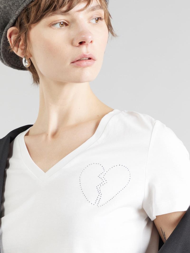 Sinned X About You Camiseta 'VMRIGA VANESSA' VERO MODA En Offwhite