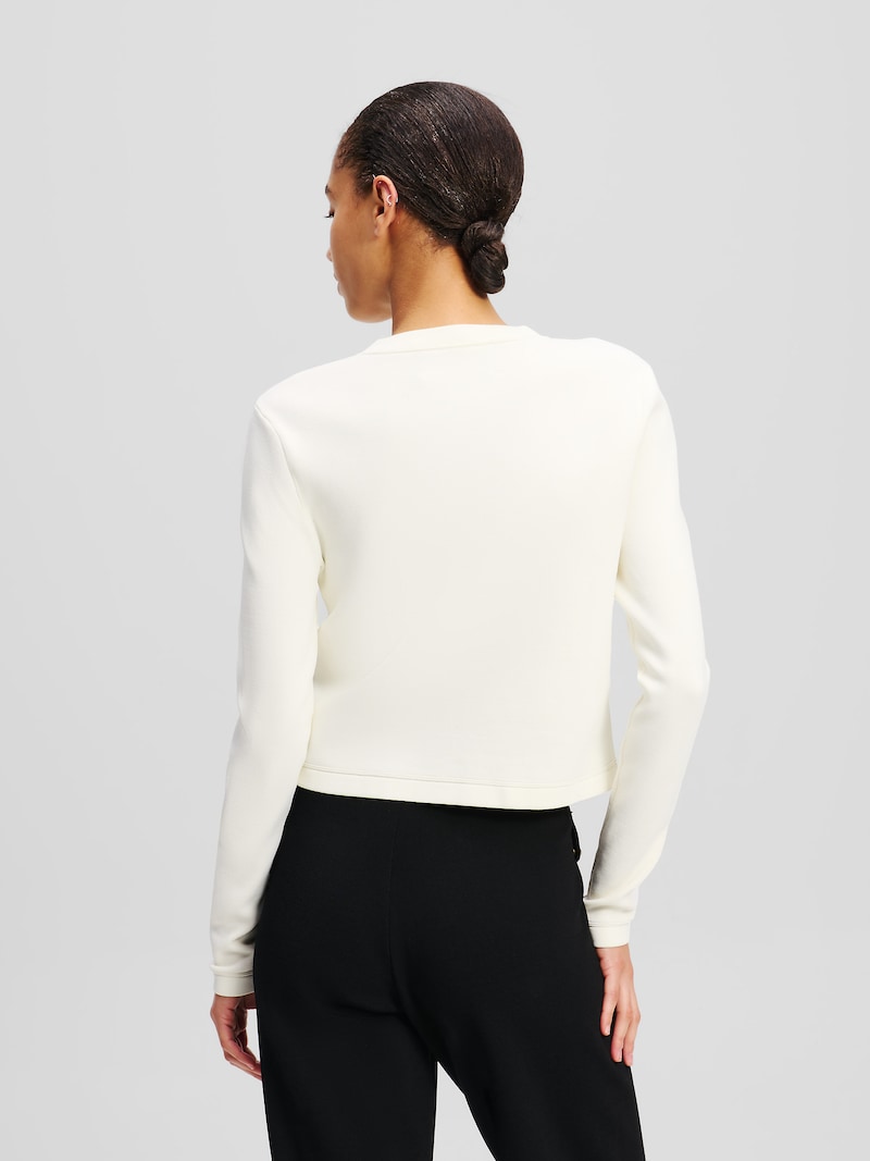 Sinned X About You Cárdigan Karl Lagerfeld En Blanco