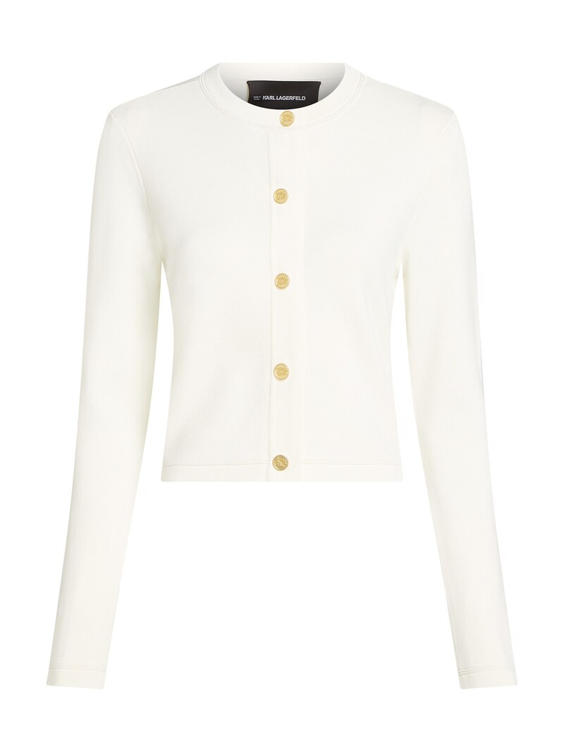 Sinned X About You Cárdigan Karl Lagerfeld En Blanco