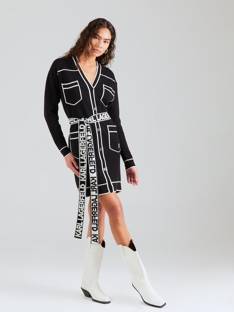 Sinned X About You Cárdigan Karl Lagerfeld En Negro