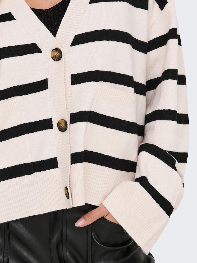 Sinned X About You Cárdigan 'ONLAma' ONLY En Beige Claro