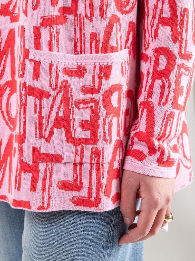 Sinned X About You Cárdigan 'Parisa' LIEBLINGSSTÜCK En Rosa