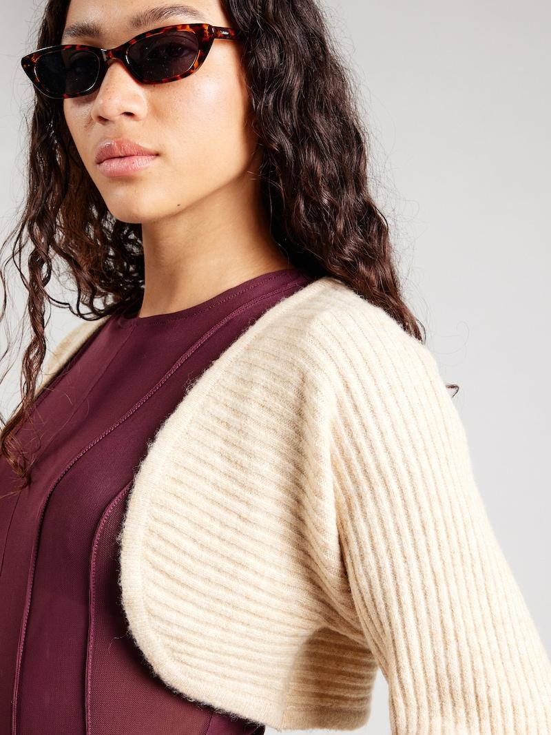 Sinned X About You Cárdigan 'PCLINA' PIECES En Blanco Lana