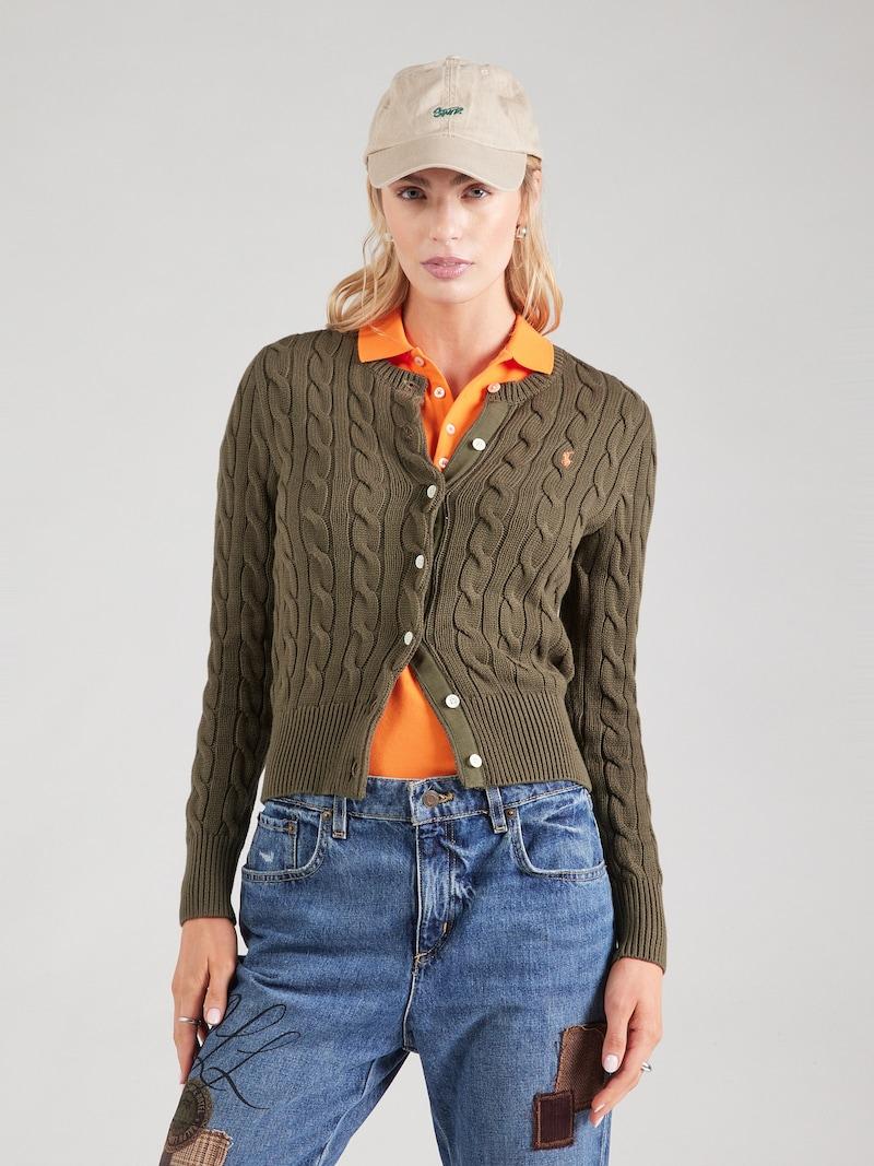 Sinned X About You Cárdigan Polo Ralph Lauren En Oliva
