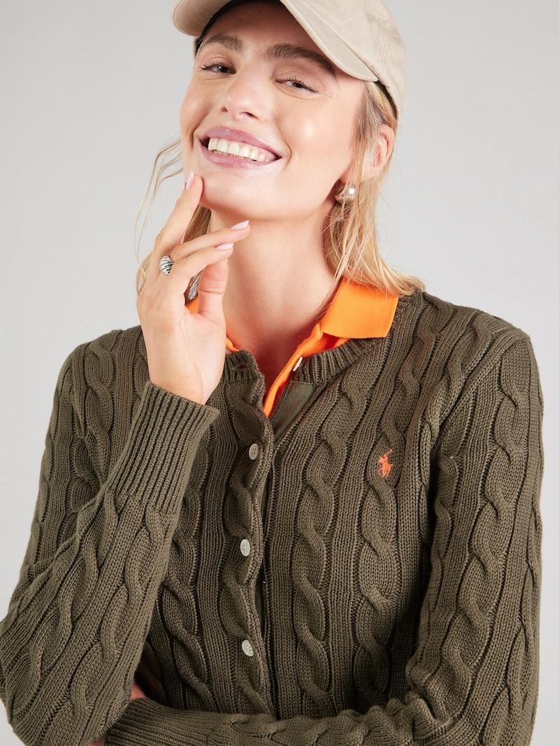 Sinned X About You Cárdigan Polo Ralph Lauren En Oliva