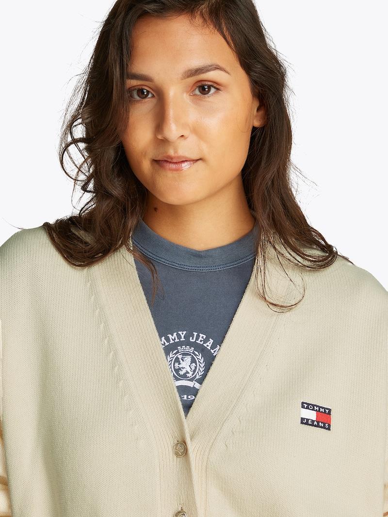 Sinned X About You Cárdigan Tommy Jeans En Blanco Lana