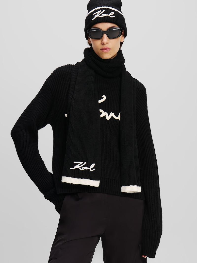 Sinned X About You Chal 'Signature' Karl Lagerfeld En Negro