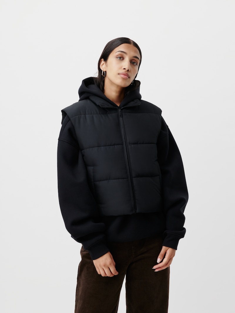 Sinned X About You Chaleco 'Elira' LeGer By Lena Gercke En Negro