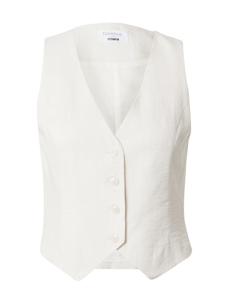 sinned x about you Chaleco para traje 'Calendula' florence by mills exclusive for ABOUT YOU en Offwhite