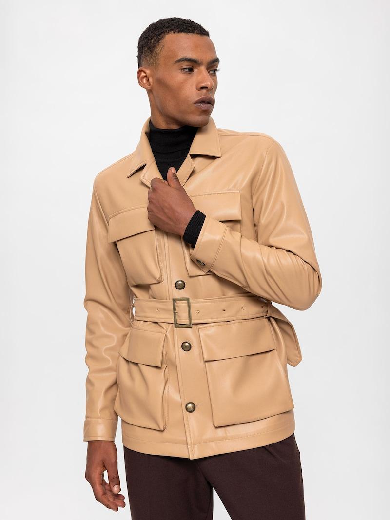 Sinned X About You Chaqueta De Entretiempo Antioch En Beige