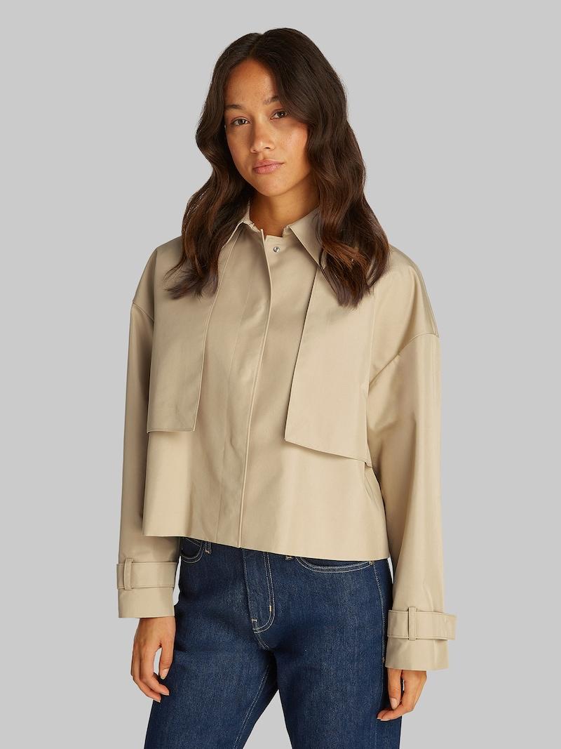 Sinned X About You Chaqueta De Entretiempo Calvin Klein En Beige