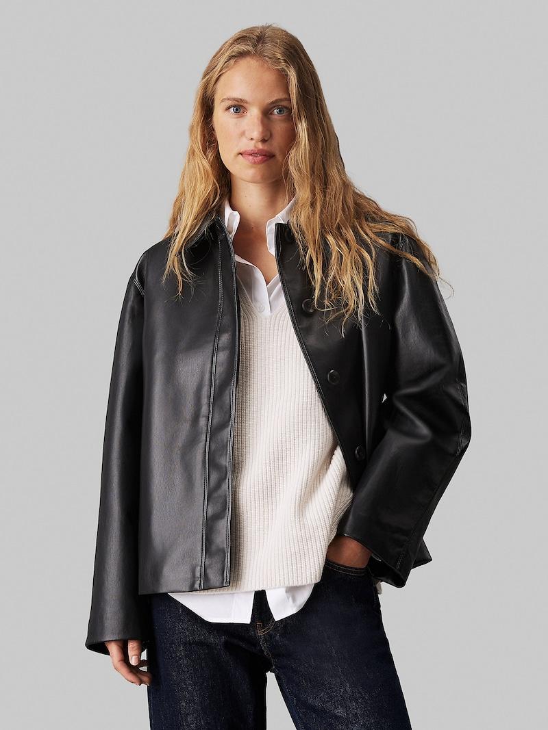 Sinned X About You Chaqueta De Entretiempo Calvin Klein En Negro