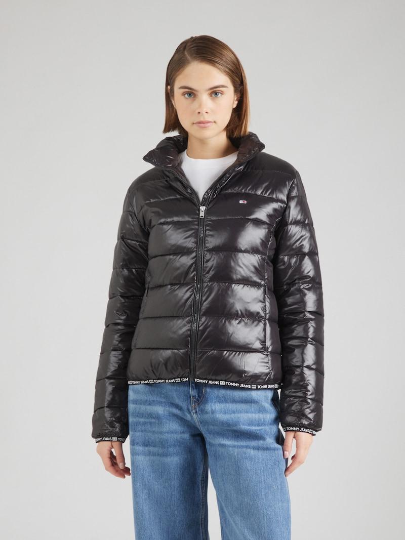 Sinned X About You Chaqueta De Entretiempo 'ESSENTIAL' Tommy Jeans En Negro