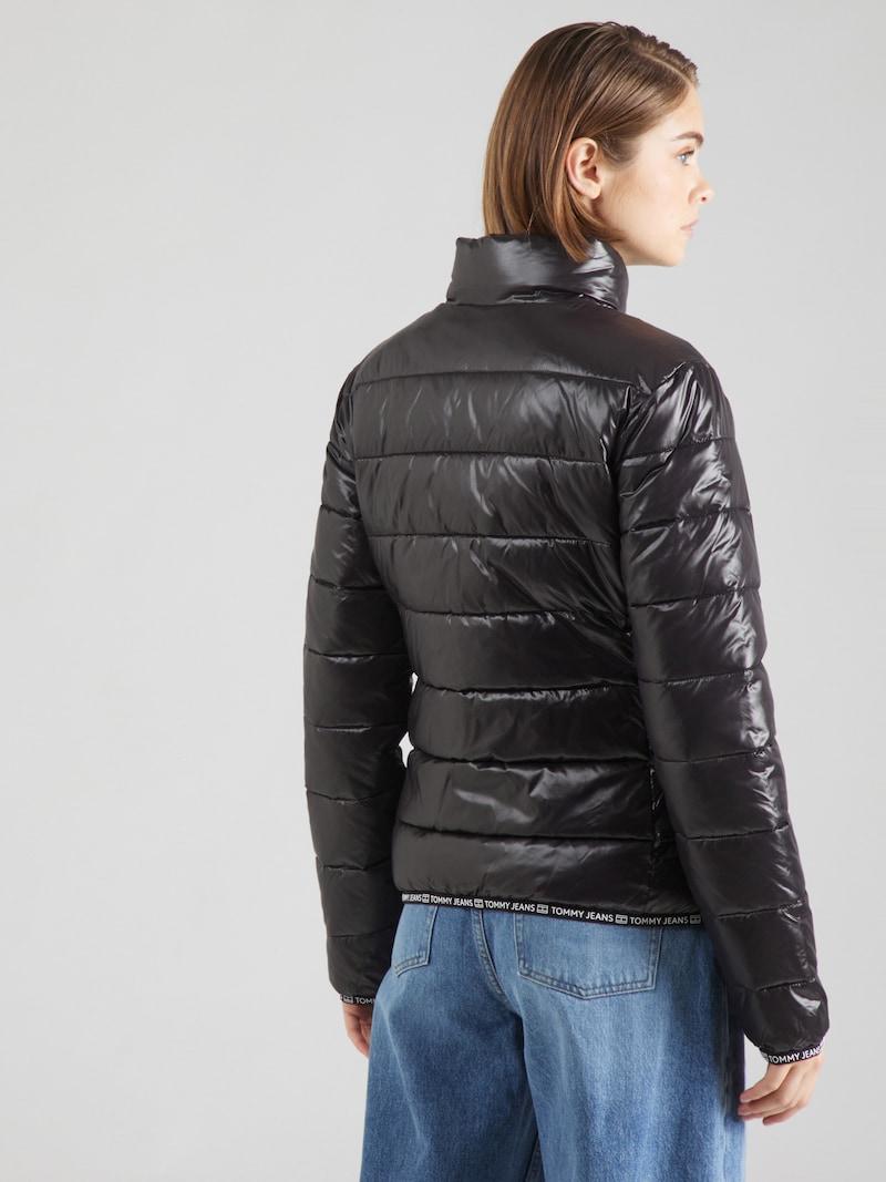 Sinned X About You Chaqueta De Entretiempo 'ESSENTIAL' Tommy Jeans En Negro