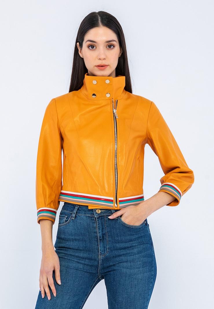 Sinned X About You Chaqueta De Entretiempo Giorgio Di Mare En Naranja