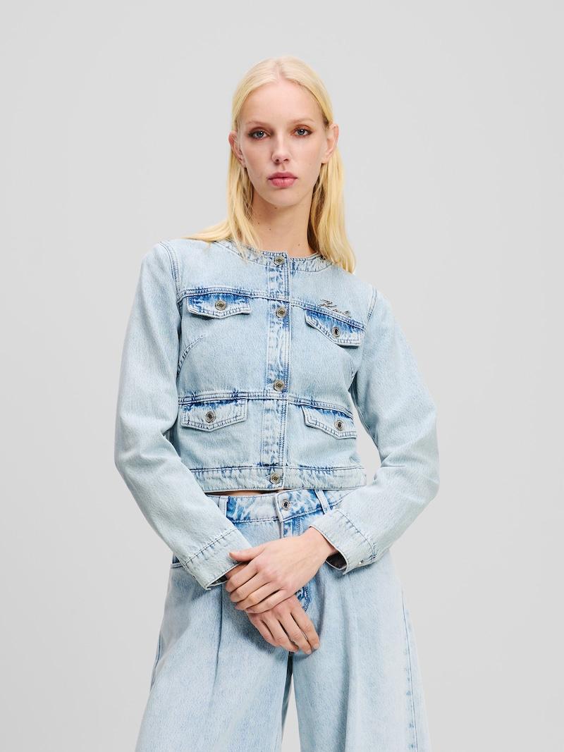 Sinned X About You Chaqueta De Entretiempo Karl Lagerfeld En Azul Denim