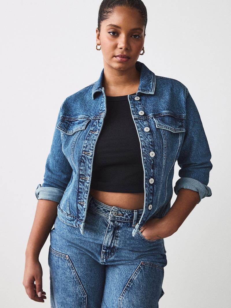 Sinned X About You Chaqueta De Entretiempo Next En Azul Denim