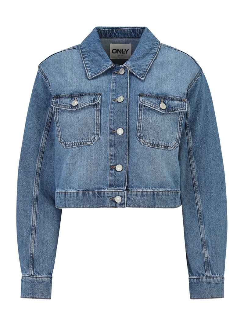 sinned x about you Chaqueta de entretiempo Only Petite en Azul Denim